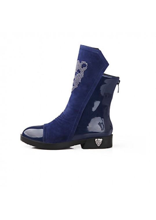 Women's Boots Winter Platform PU Casual Others Black / Blue Walking