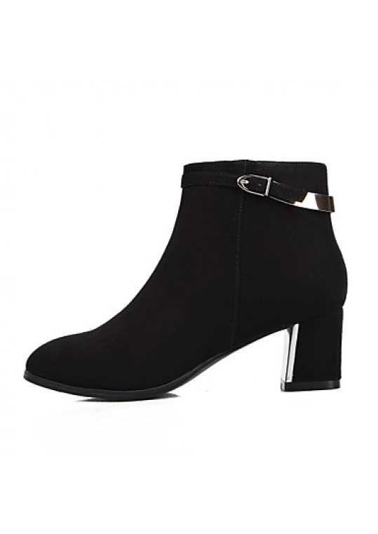 Women's Shoes Spring/Fall/Winter Heels/Bootie/Round Toe /Boots Office & Career/Party & Evening/DressChunky