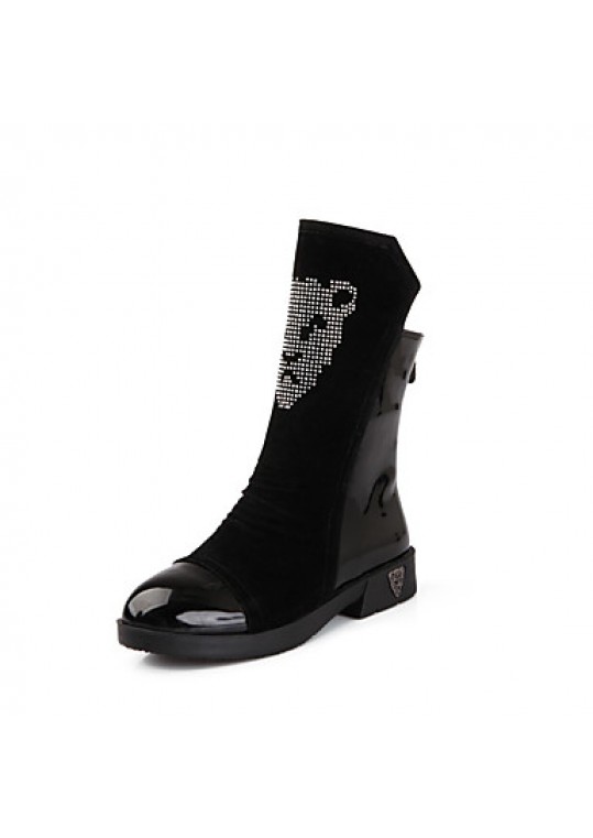 Women's Boots Winter Platform PU Casual Others Black / Blue Walking