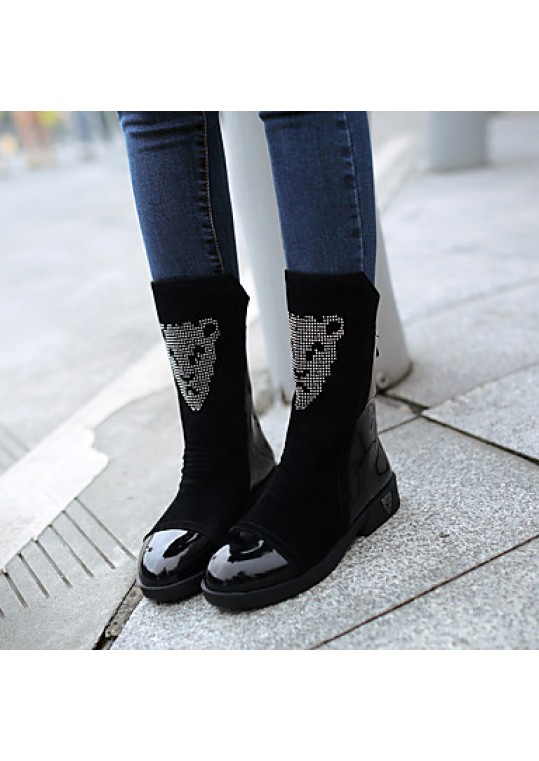 Women's Boots Winter Platform PU Casual Others Black / Blue Walking