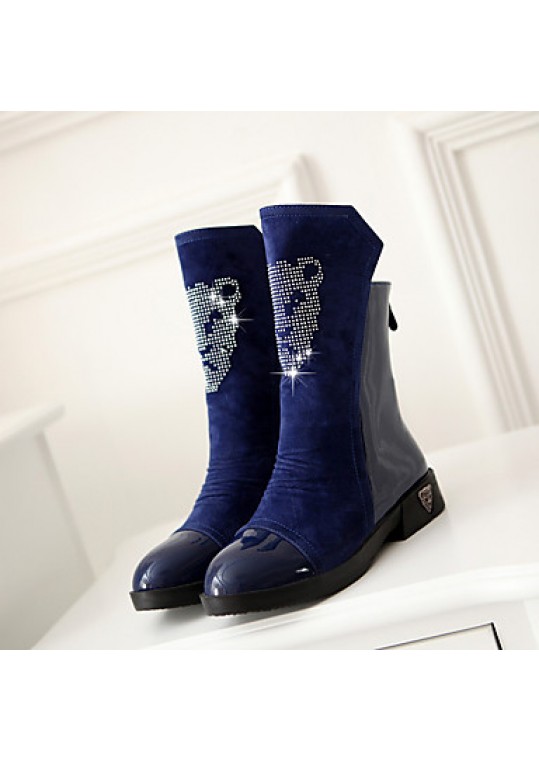 Women's Boots Winter Platform PU Casual Others Black / Blue Walking