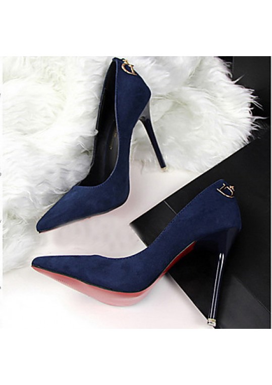 Women's Spring / Summer / Fall / Winter Heels Suede Dress / Casual / Party & Evening Stiletto HeelBlack / Blue / Green / Red / Khaki /