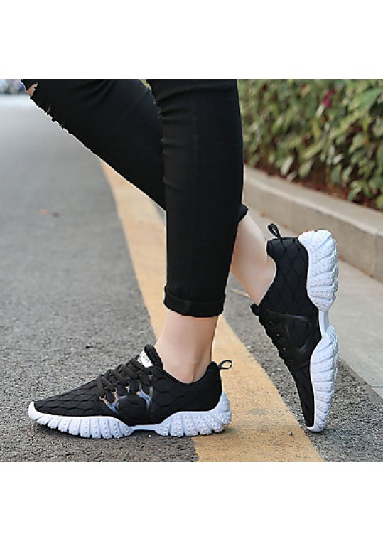 Women's Sneakers Spring / Summer / Fall / Winter Round Toe PU Outdoor / Athletic / Casual Flat Heel Others