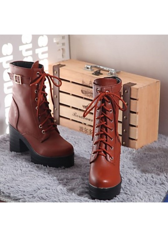 Women's Heels Spring / Fall / WinterHeels / Cowboy/ Snow Boots / Riding Boots / Fashion Boots / Motorcycle Boots /