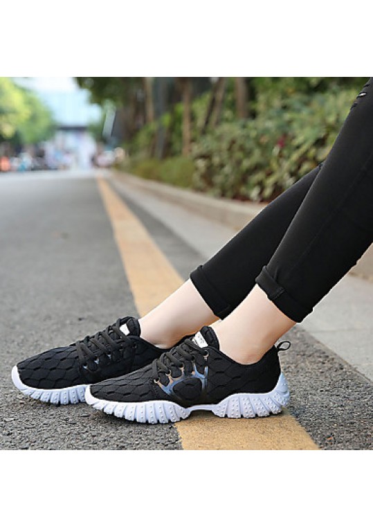 Women's Sneakers Spring / Summer / Fall / Winter Round Toe PU Outdoor / Athletic / Casual Flat Heel Others